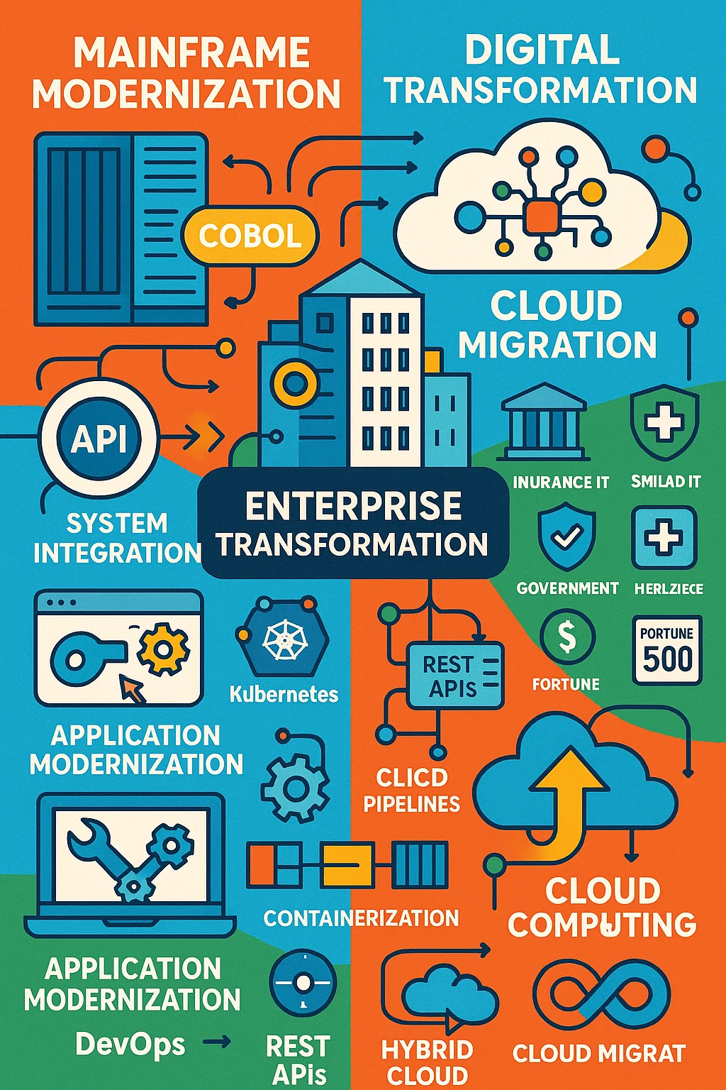 Mainframe API Modernization: Step-by-Step Implementation Guide mainframe_modernization_digital_transformation